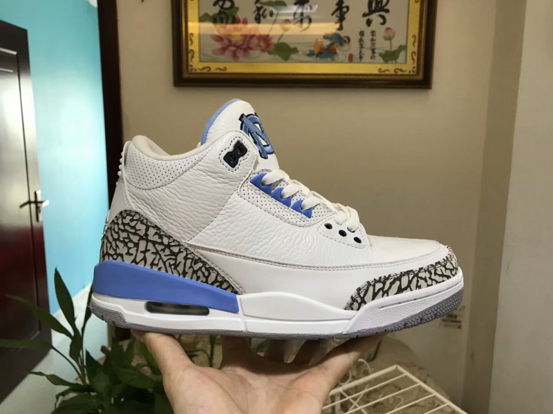 Authentic Air Jordan 3 Retro UNC 3